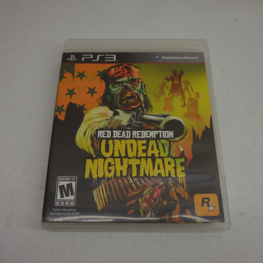 Red Dead Redemption Undead Nightmare Sony PS3 PlayStation 3 Rockstar Games CIB